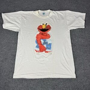 Vintage Elmo T-Shirt Jim Henson Sesame Street Made in USA 1990s